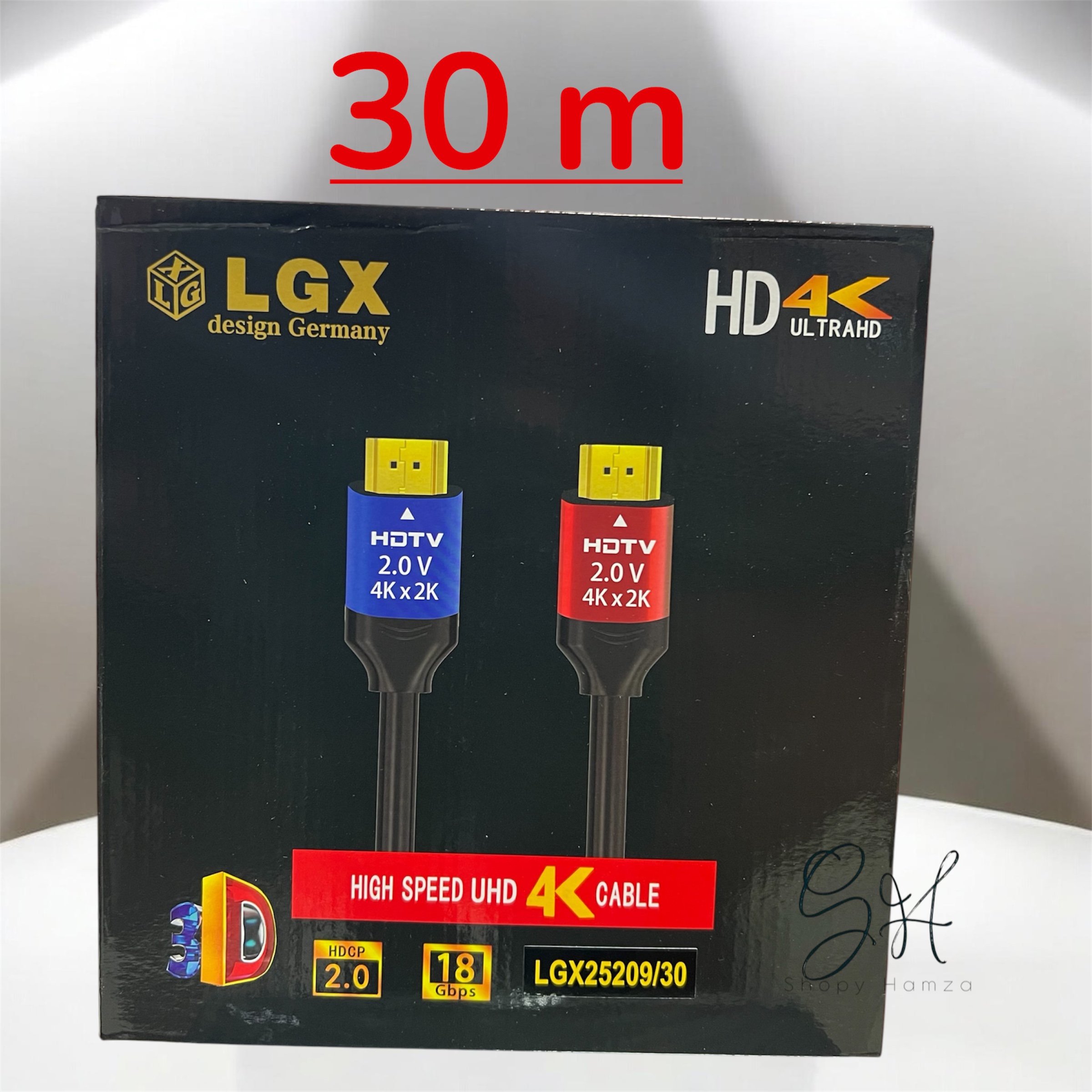 Cable HDMI 2.0 4K Ultra HD 30m